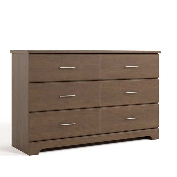 Brookside 6-Drawer Dresser- Hazelnut