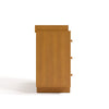 Texas 3 Drawer Chest with Topper-Almond