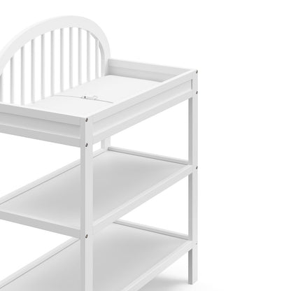 Graco Olivia Changing Table with Water-Resistant Changing Pad (White)