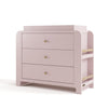 Read-With-Me 3 Drawer Chest with Topper -Blush/Driftwood