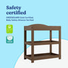 Customizable Changing Table with Water-Resistant Changing Pad - Hazelnut