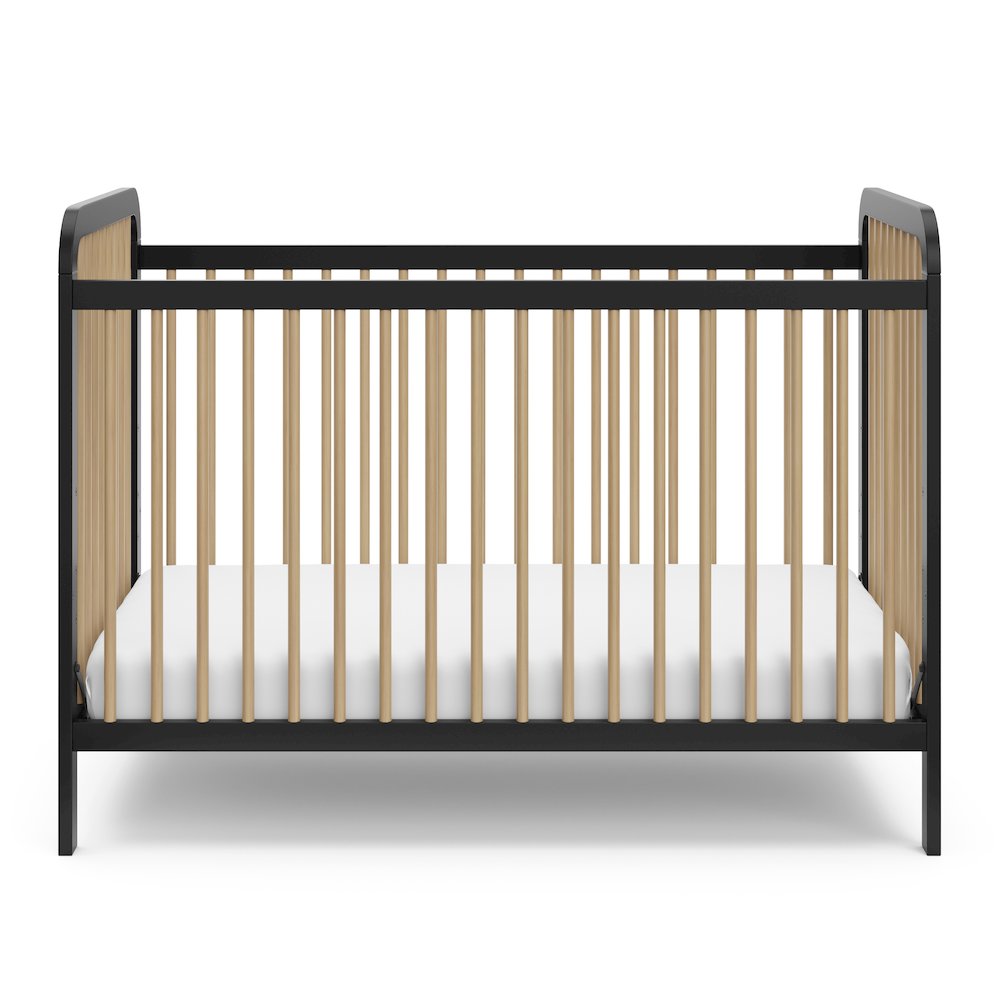 Storkcraft Pasadena 3-in-1 Convertible Crib - Black with Driftwood