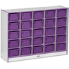 Jonti-Craft Rainbow Accents Cubbie-trays Storage Unit - 25 Compartment(s), Purple Color