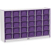 Jonti-Craft Rainbow Accents Cubbie-trays Storage Unit - 30 Compartment(s), Purple Color