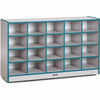 Jonti-Craft Rainbow Accents Toddler Single Storage - 20 Compartment(s), Teal Color