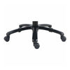 Lorell Big & Tall Flip Arm Chair - Black - Vinyl - Armrest
