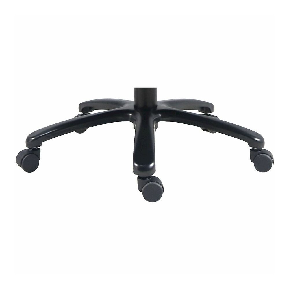 Lorell Big & Tall Flip Arm Chair - Black - Vinyl - Armrest
