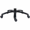 Lorell Big & Tall Flip Arm Chair - Black - Vinyl - Armrest