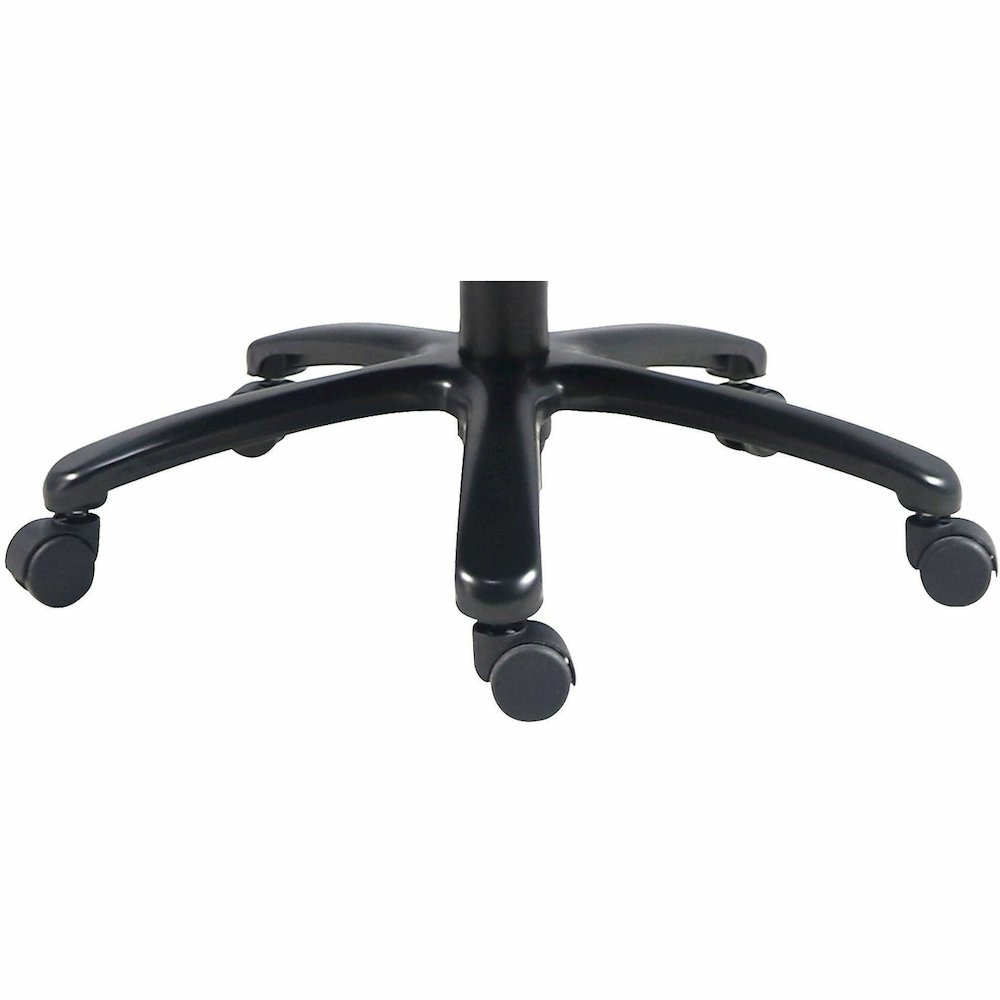 Lorell Big & Tall Flip Arm Chair - Black - Vinyl - Armrest