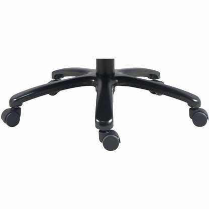 Lorell Big & Tall Flip Arm Chair - Black - Vinyl - Armrest