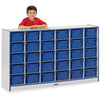 Jonti-Craft Rainbow Accents Cubbie-trays Storage Unit - 30 Compartment(s), Blue Color