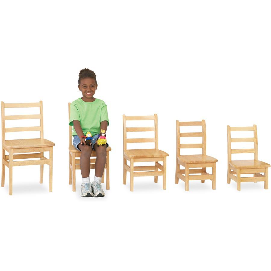 Jonti-Craft KYDZ Ladderback Chair - Maple - Solid Hardwood - 1 Each