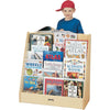 Jonti-Craft Rainbow Accents Birch Flushback Pick-a-Book Stand - 5 Compartment(s) - 1" - 27.5" Height x 30" Width x 13.5" Depth - Rounded Corner, Durable, Yellowing Resistant - UV Acrylic - Baltic - Bi
