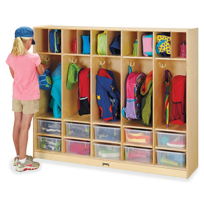 Jonti-Craft Rainbow Accents Large Locker Organizer without Tubs - 4 Tier(s)