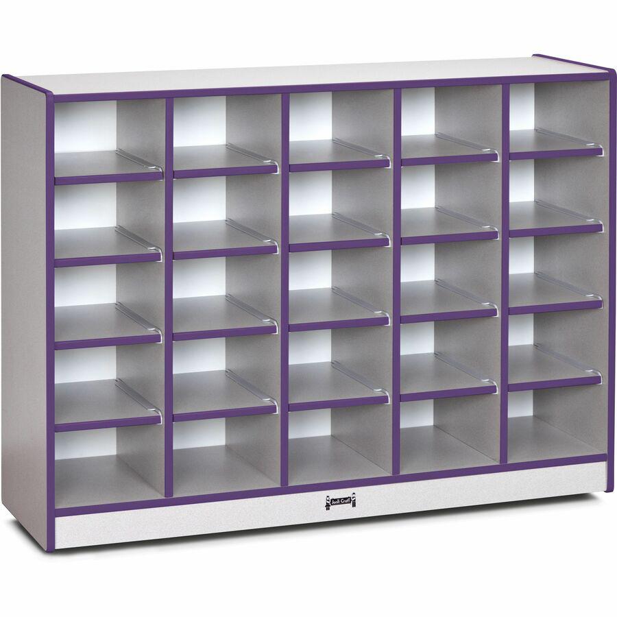 Jonti-Craft Rainbow Accents Toddler Single Storage, Purple Color