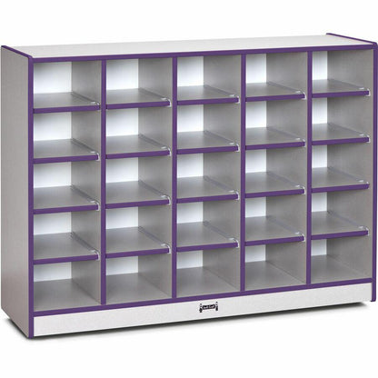 Jonti-Craft Rainbow Accents Toddler Single Storage, Purple Color