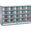 Jonti-Craft Rainbow Accents Toddler Single Storage - 20 Compartment(s), Teal Color