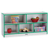 Jonti-Craft Rainbow Accents Low Open Single Storage Shelf, Black Color