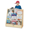 Jonti-Craft Rainbow Accents Birch Flushback Pick-a-Book Stand - 5 Compartment(s) - 1" - 27.5" Height x 30" Width x 13.5" Depth - Rounded Corner, Durable, Yellowing Resistant - UV Acrylic - Baltic - Bi