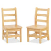 KYDZ Ladderback Chair - Solid Hardwood - Maple