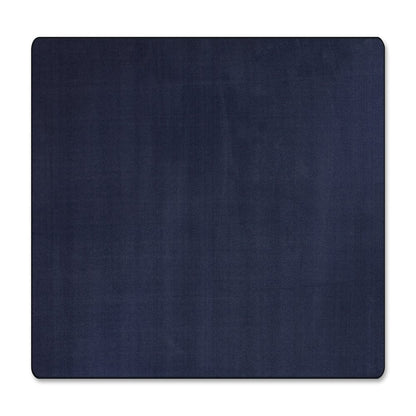 Flagship Carpets Classic Solid Color 12' Square Rug - Traditional - 12 ft Length x 12 ft Width - Square - Navy - Nylon