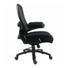 Lorell Big & Tall Flip Arm Chair - Mesh, Fabric - Armrest