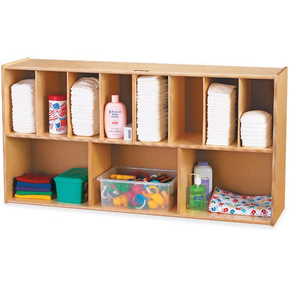 Jonti-Craft Diaper Organizer, Grey, Red, Black