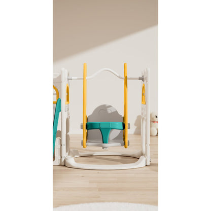 Kingway 10 in 1 Toddler Kids Slide Swing Outdoor and Indoor Play set