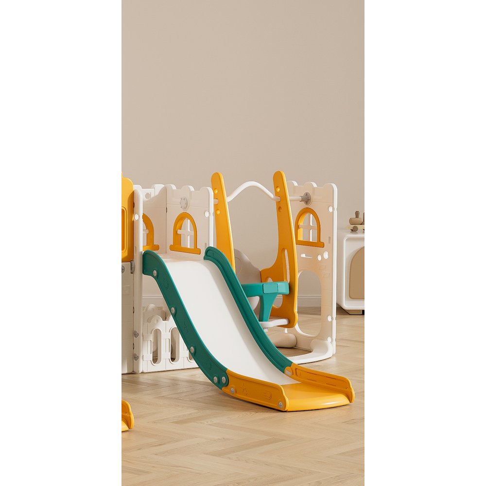 Kingway 10 in 1 Toddler Kids Slide Swing Outdoor and Indoor Play set