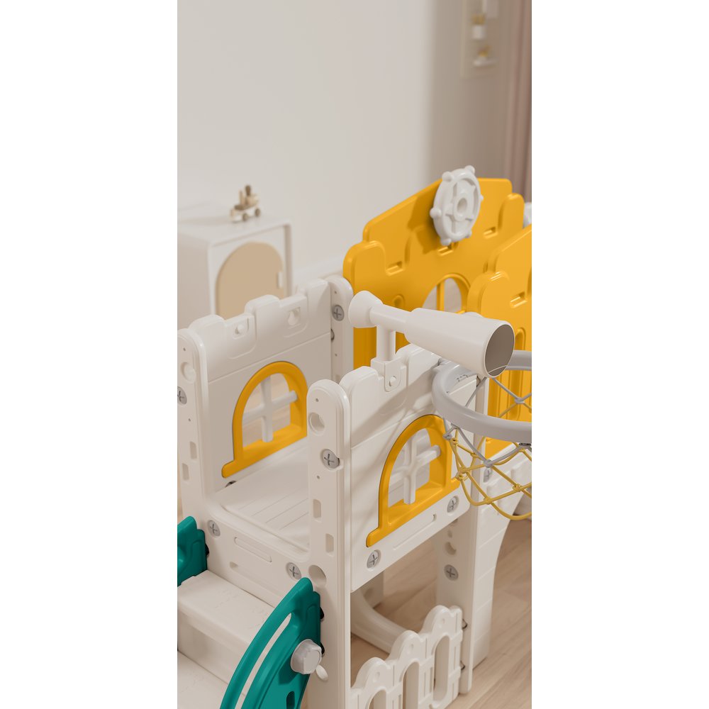 Kingway 10 in 1 Toddler Kids Slide Swing Outdoor and Indoor Play set