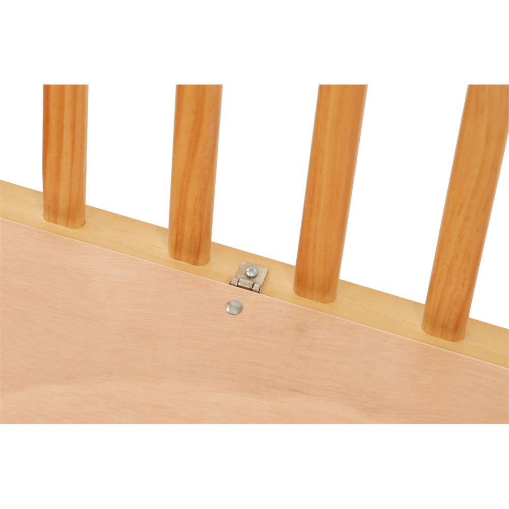 The Little Wood Crib-Mini/Portable Folding Wood Crib-Natural