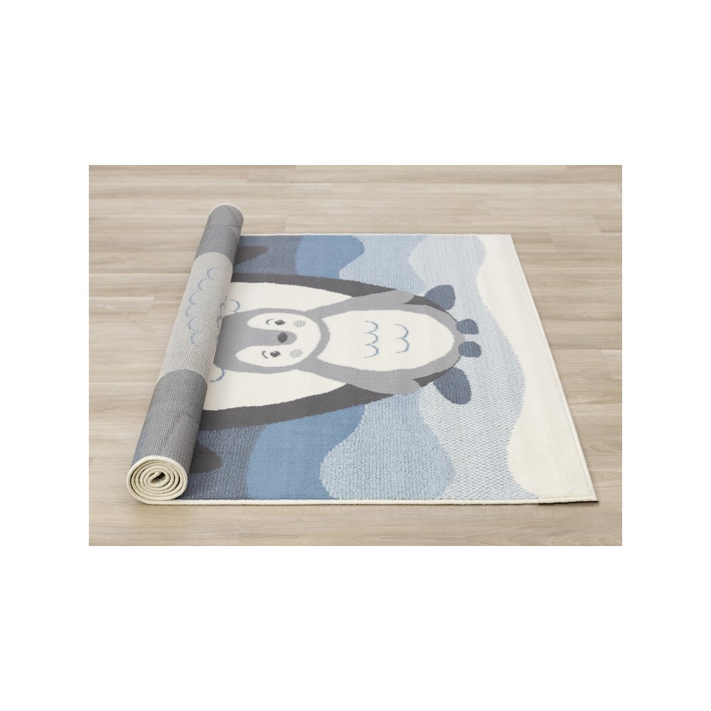 Functional Kids Baby Penguin Area Rug, 5'3" x 7'5"