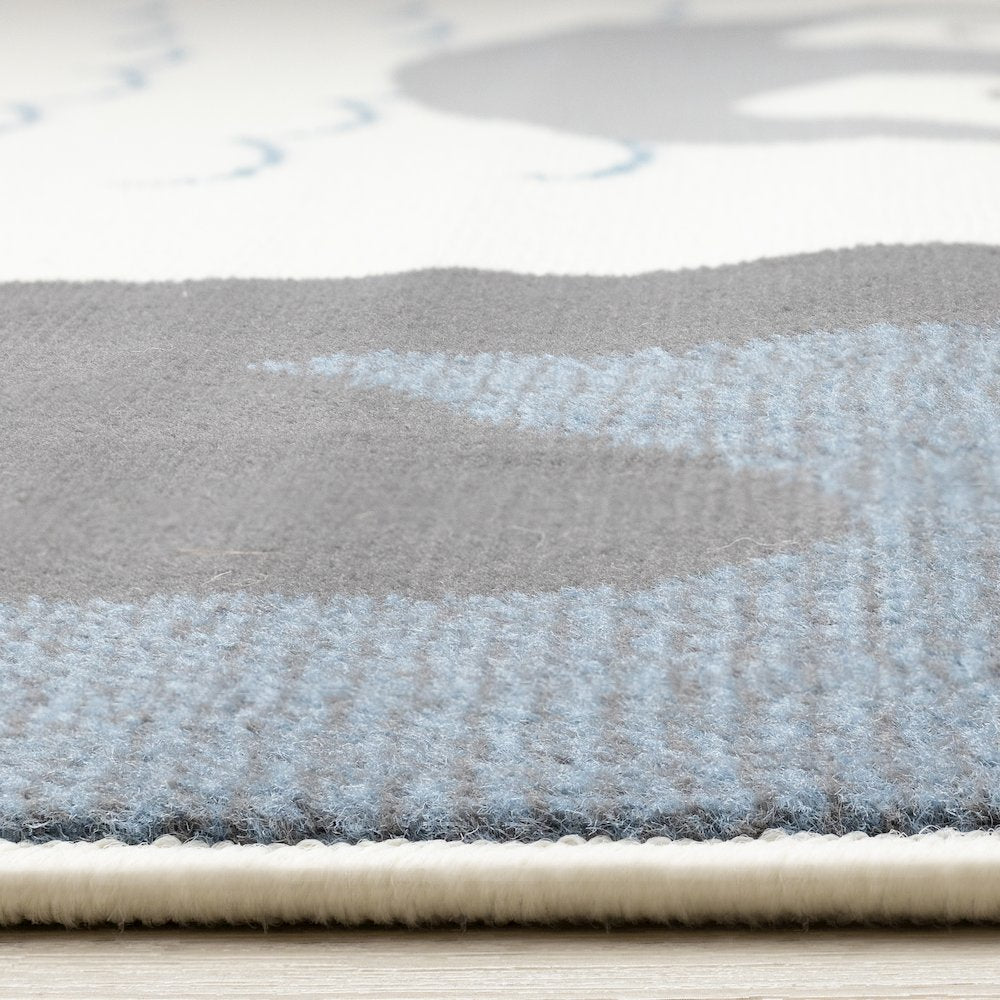 Functional Kids Baby Penguin Area Rug, 5'3" x 7'5"