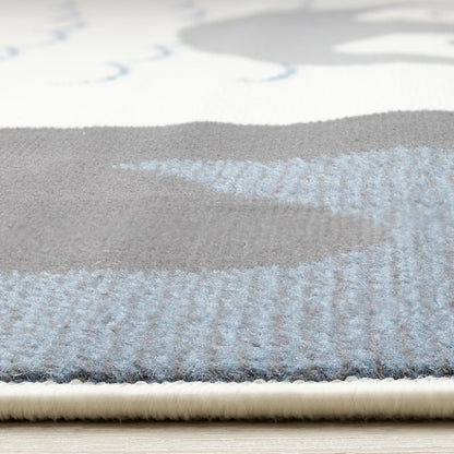 Functional Kids Baby Penguin Area Rug, 5'3" x 7'5"
