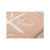 Functional Kids Pink Cream Playing Board Rug, 3'11" x 5'7"