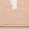 Functional Kids Pink Cream Playing Board Rug, 3'11" x 5'7"