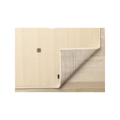 Functional Kids Beige Brown Swaggy Dog Area Rug, 3'11" x 5'7"