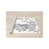 Functional Kids Grey White Bunny Rug, 3'11" x 5'7"