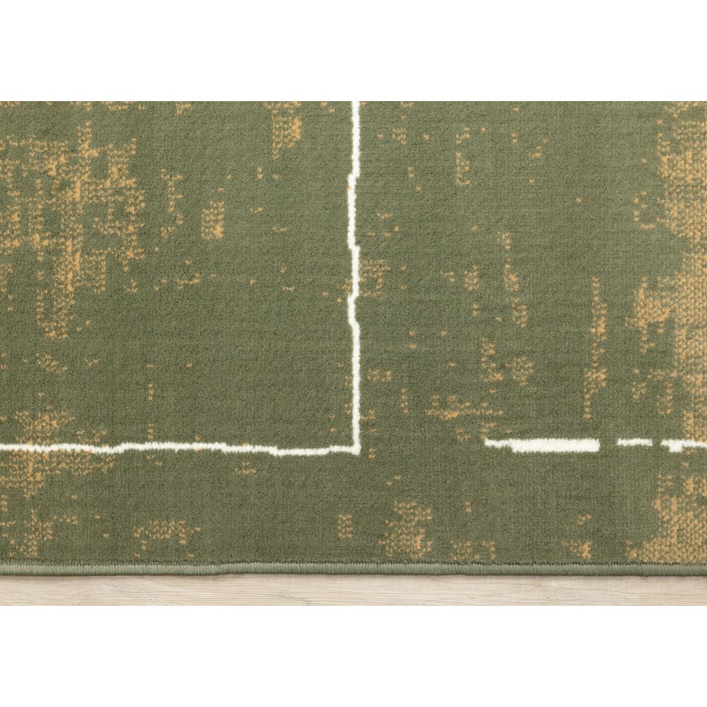 Green Soccer Field Rug, Fun Sports Carpet Accent for Kids Bedroom or Playroom