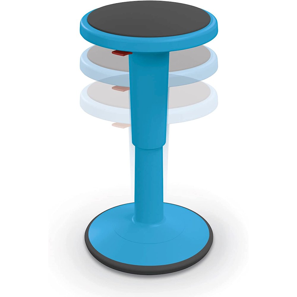 Hierarchy Height Adjustable Grow Stool- Short Stool (Blue)