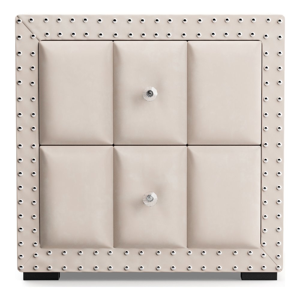 Fynor 2-Piece Velvet Kids Storage Platform Bedroom Set