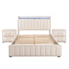Fynor 3-Piece Velvet Kids Storage Platform Bedroom Set