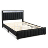 Fynor 3-Piece Velvet Kids Storage Platform Bedroom Set