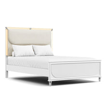 Glosan Modern 6-Piece Pearl White Kids Platform Bedroom Set