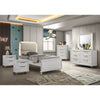 Glosan Modern 6-Piece Pearl White Kids Platform Bedroom Set