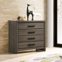 Jaq Cottage Wood 4-Drawer Chest, Grey