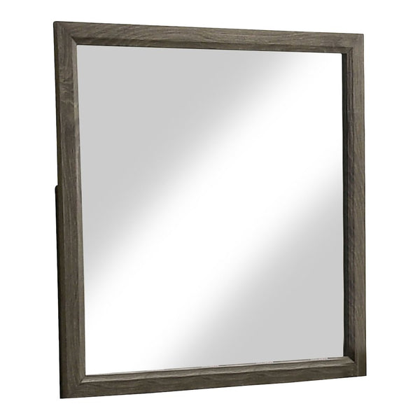 Jaq Cottage Wood Dresser Mirror, Grey
