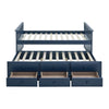 Aurelia Wood Twin Captain Bed with Trundle
