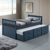 Aurelia Wood Twin Captain Bed with Trundle