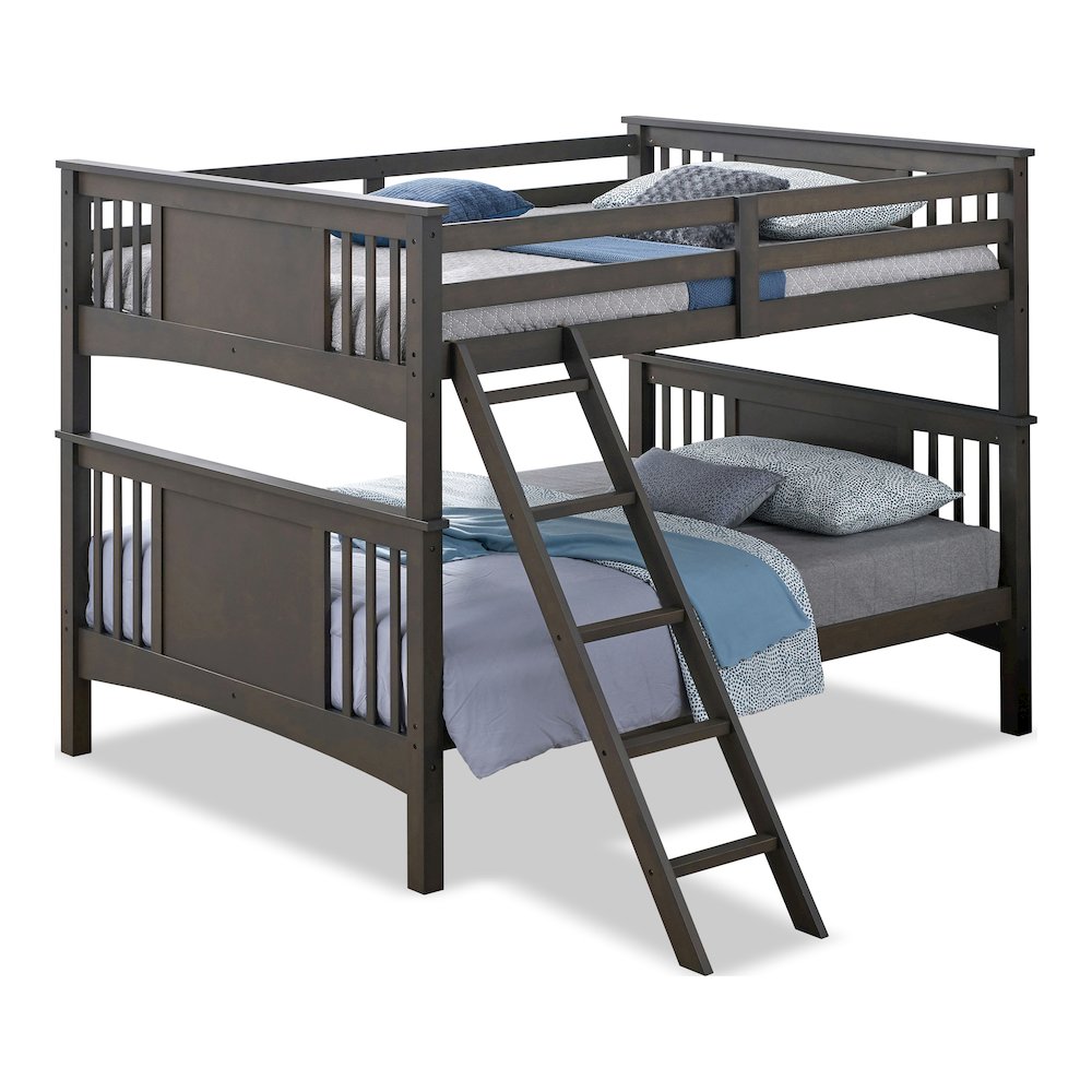 Brandster Solid Wood Full Over Full Bunk Bed